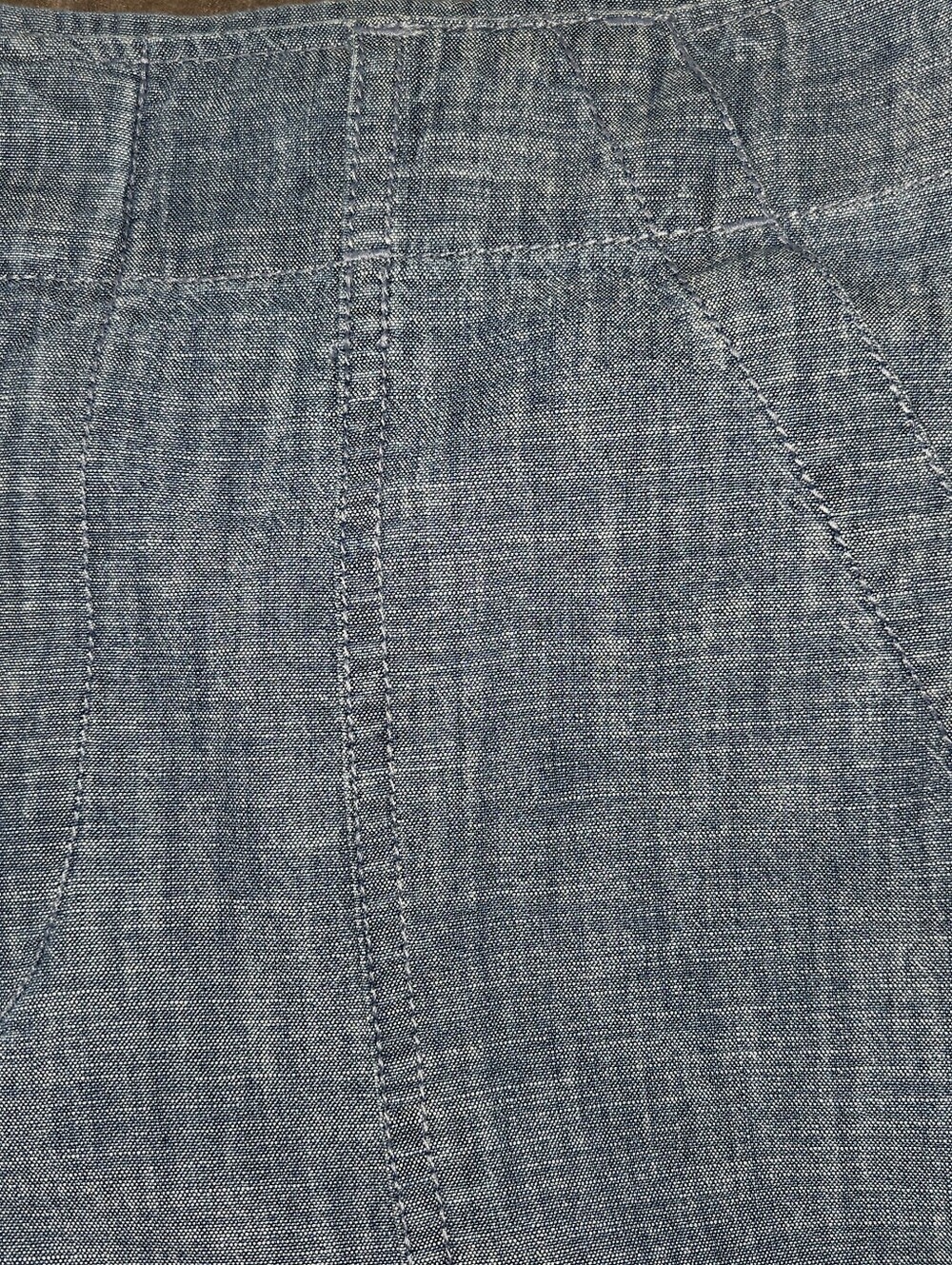 GAP Light Blue Wide-Leg 100% Cotton Pants Sz 6 - Picture 5 of 11